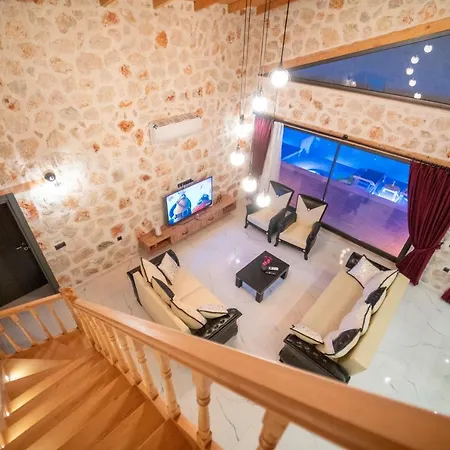 Zuemruet - 2 Bedroom With Jacuzzi In Kalkan - Uzumlu Villa